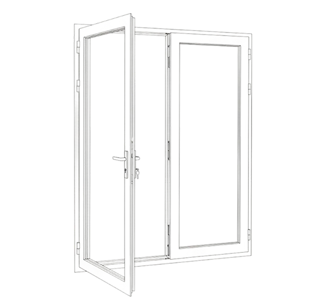 Aluminium French Doors