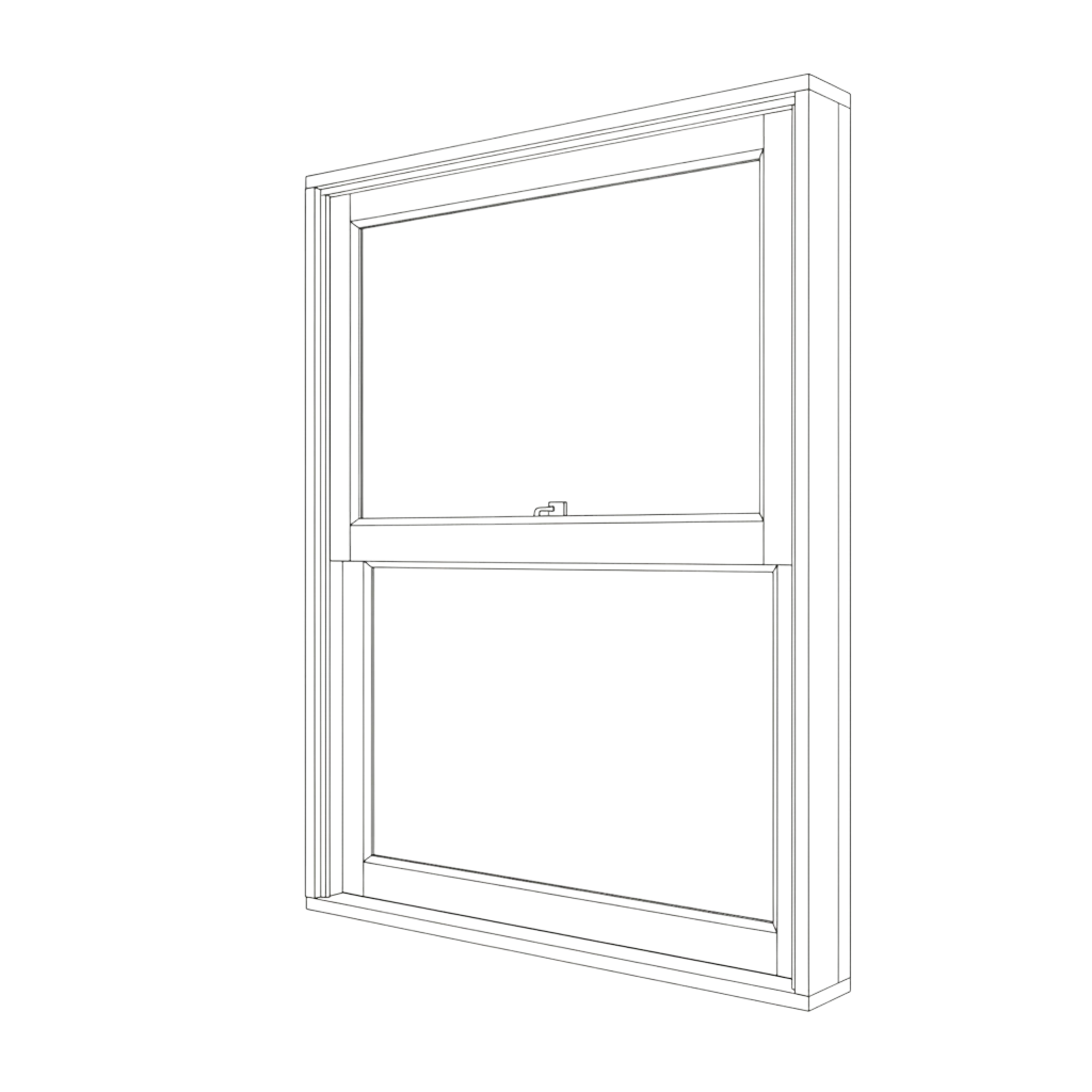 Timber Double Hung Windows