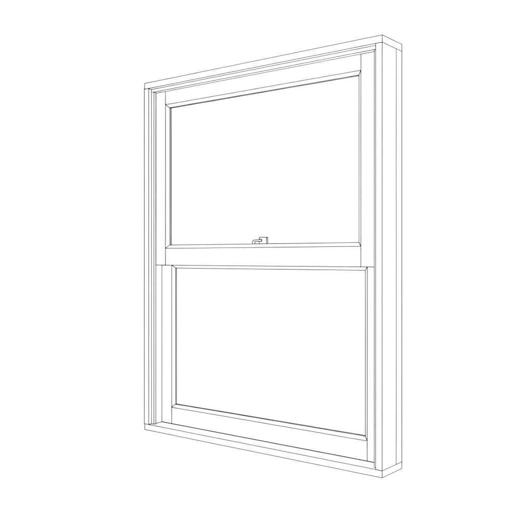 Timber Double Hung Windows